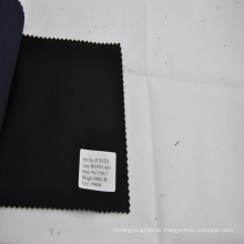 On sale stock goods wool polyester black suit fabric anti-static